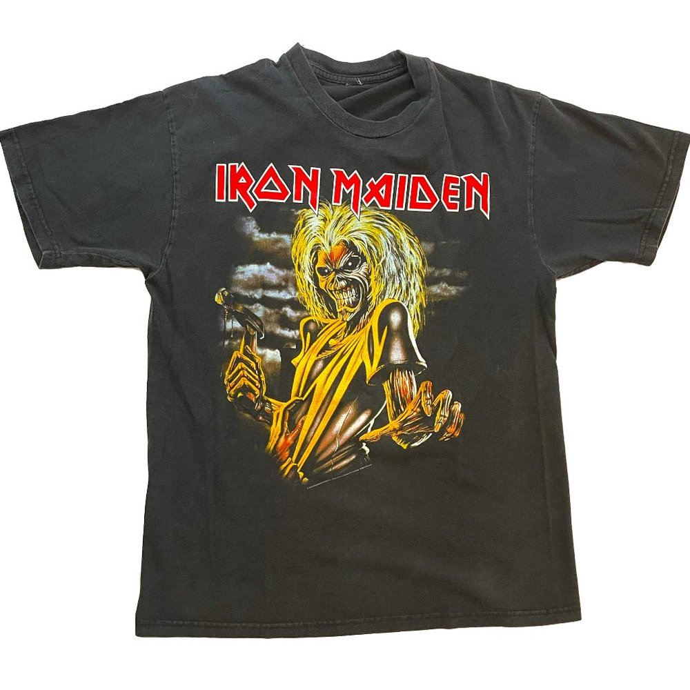 Iron Maiden, Killers Album Cover Artwork,  Heavy Metal Band T-Shirt, Y2K Vintage